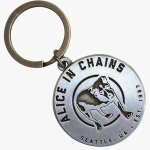 Rock Off Officially Licensed  Alice In Chains Three Legged Dog Keyring Keychain